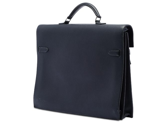 Hermès Kelly Depeches 38 in Togo Nero - vista 2