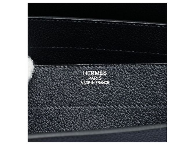 Hermès Kelly Depeches 38 in Togo Nero - vista 5