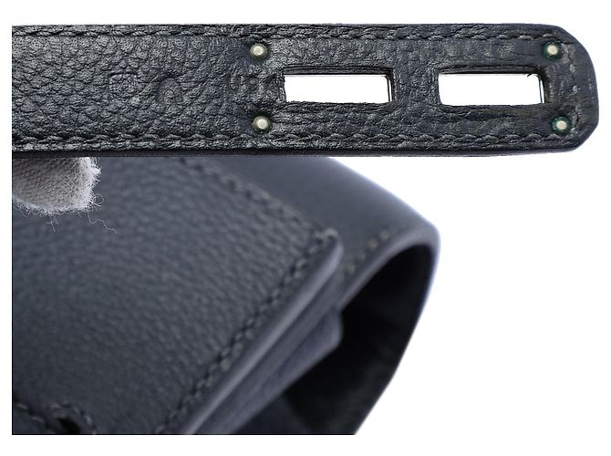Hermès Kelly Depeches 38 in Togo Nero - vista 6