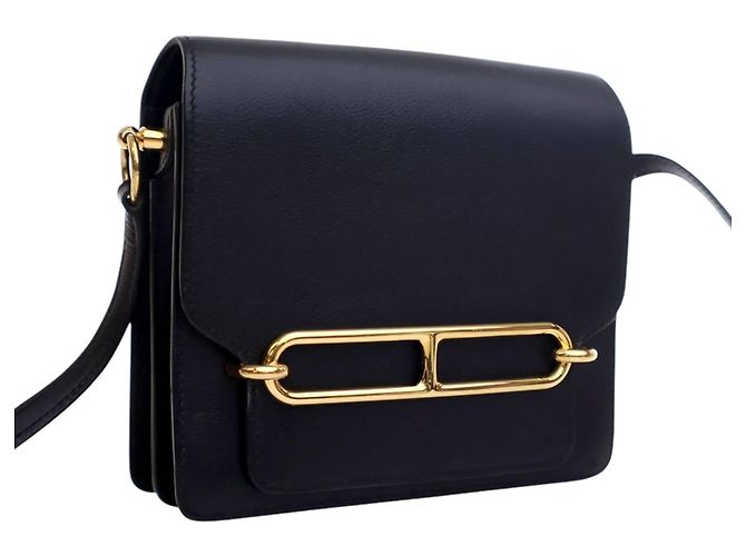 Mini Evercolor Sac Roulis 18 Nero Hermès - vista 6