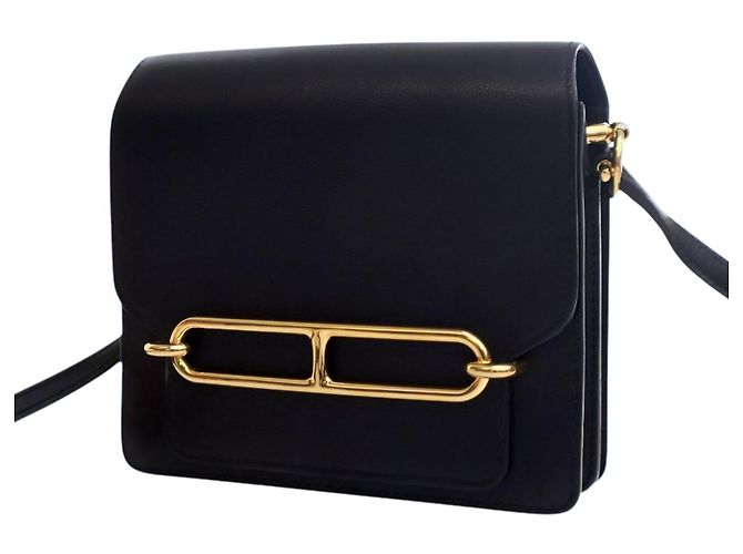 Mini Evercolor Sac Roulis 18 Nero Hermès - vista 7