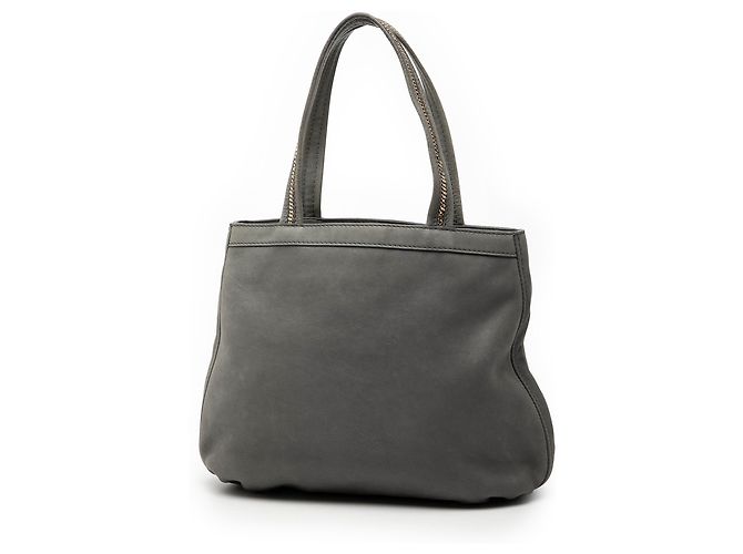 Fendi Graue Nubuk FF Ketten Tote Braun - Ansicht 2