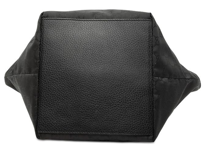 Schwarze GG Nylon Web Tote von Gucci - Ansicht 3