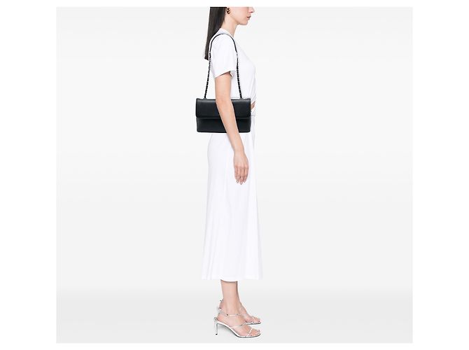 Chanel Nero Medio Pelle di Agnello Trendy CC Flap - vista 7