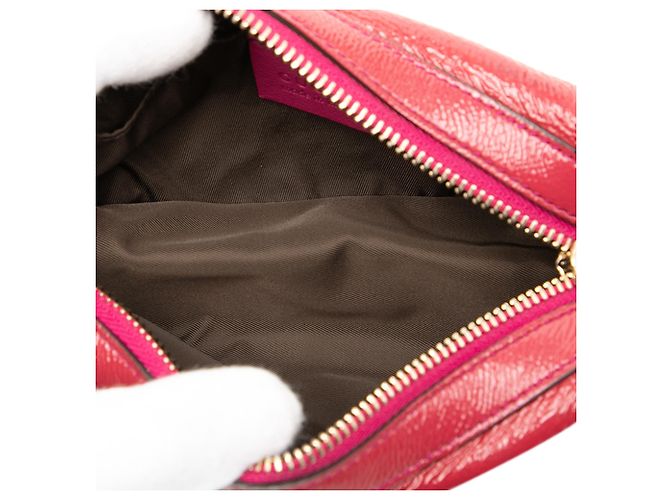Neceser Cosmético Soho de Charol Rosa Gucci - vista 4