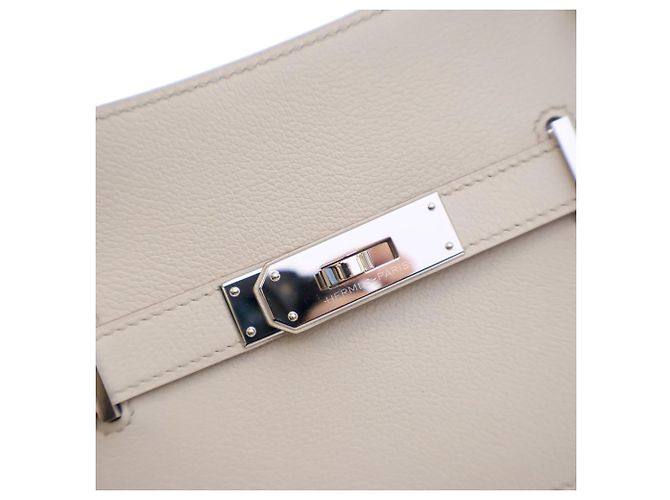 Hermès Mini Evercolor Jypsiere Bianco Crudo - vista 8