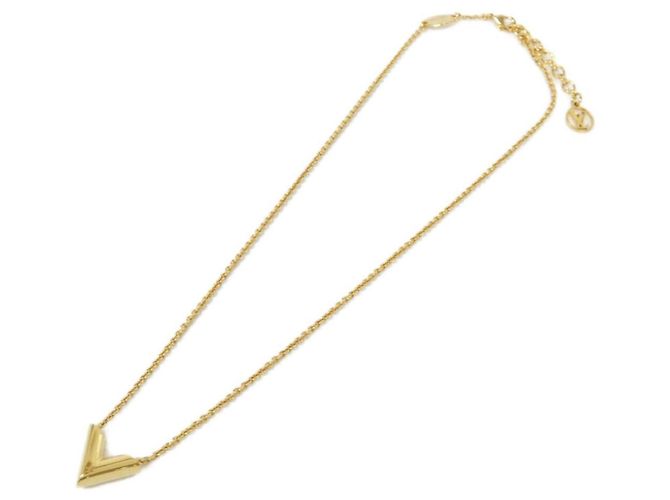 Collana Essenziale V Louis Vuitton D'oro - vista 2