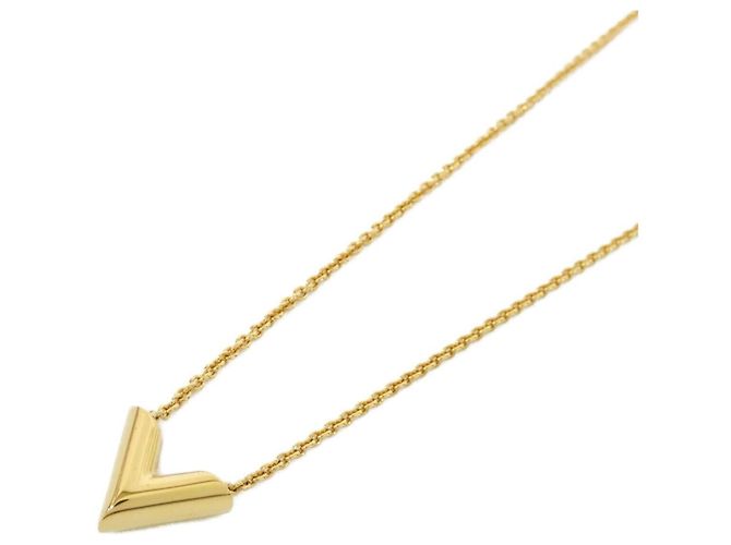 Collana Essenziale V Louis Vuitton D'oro - vista 3