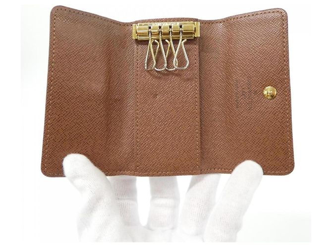 Estuche para llaves Monogram Multicle M69517 de Louis Vuitton Castaño - vista 6