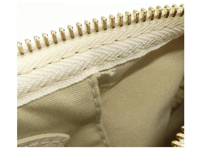 Borsa Boston Mini Run Speedy Monogram Louis Vuitton Beige - vista 7