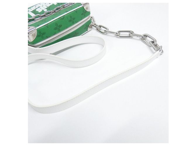 Borsa a Spalla Mini Soft Trunk Monogramma Louis Vuitton Verde Verde chiaro - vista 6