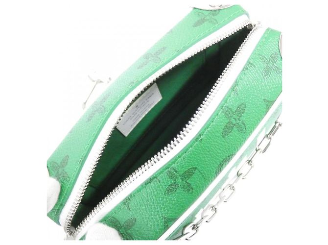 Borsa a Spalla Mini Soft Trunk Monogramma Louis Vuitton Verde Verde chiaro - vista 7