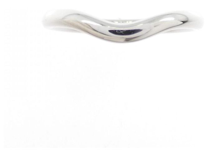 Tiffany & Co Curved Ring aus Platin Silber - Ansicht 2