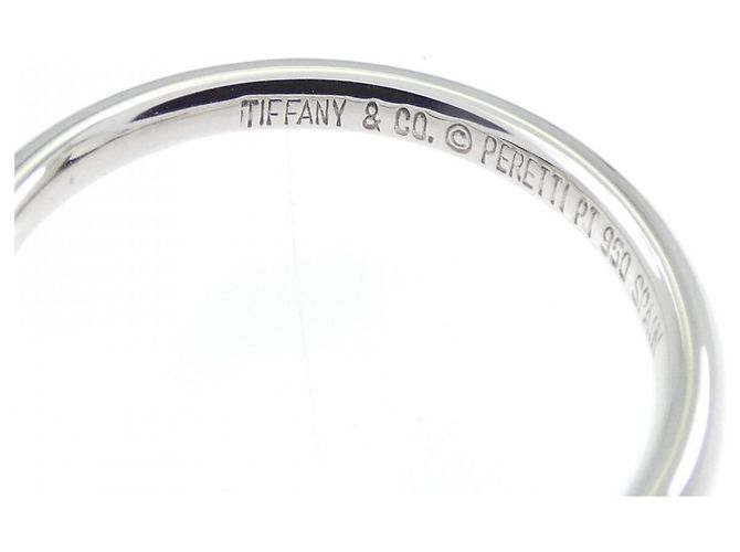 Tiffany & Co Curved Ring aus Platin Silber - Ansicht 4