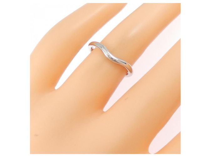 Tiffany & Co Curved Ring aus Platin Silber - Ansicht 5