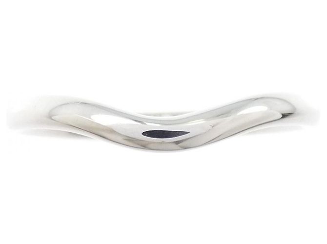 Tiffany & Co Tiffany Gebogene Platinring Silber - Ansicht 2