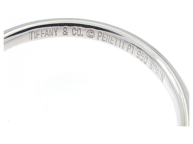 Tiffany & Co Tiffany Gebogene Platinring Silber - Ansicht 4