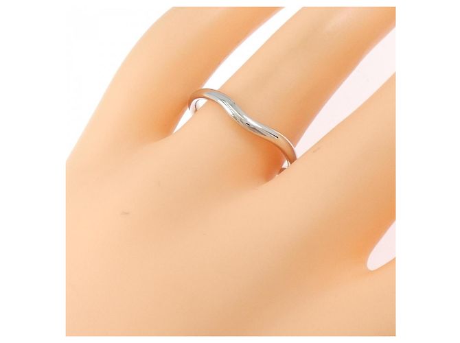 Tiffany & Co Tiffany Gebogene Platinring Silber - Ansicht 5