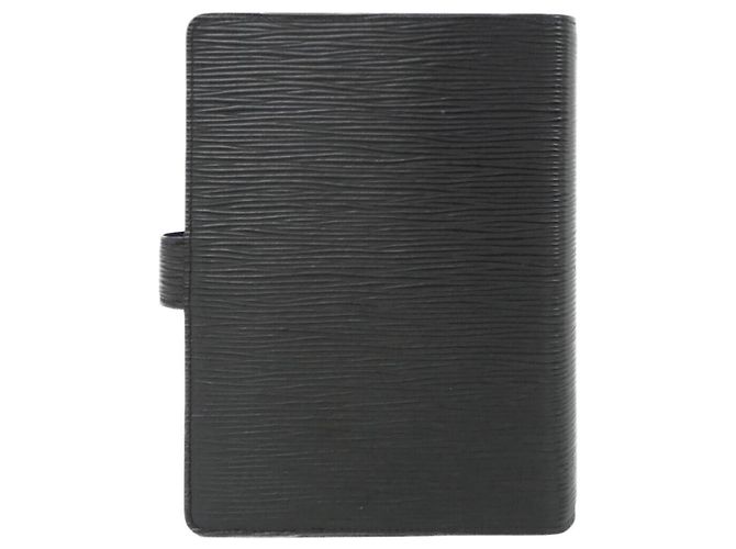 Organizer Organizzatore Louis Vuitton Epi Agenda MM R20042 Nero - vista 2