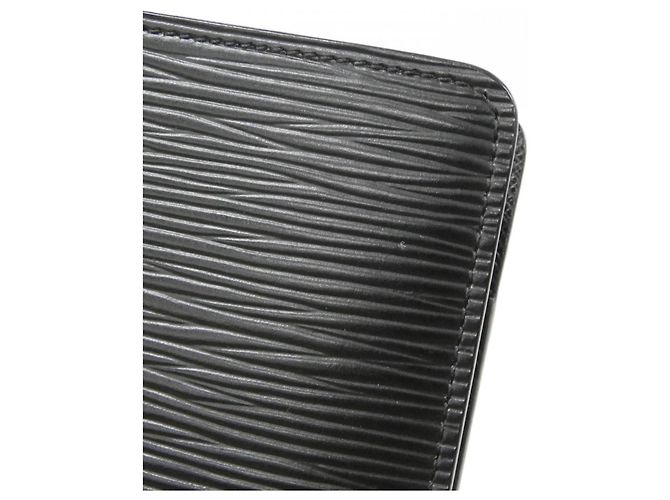 Organizer Organizzatore Louis Vuitton Epi Agenda MM R20042 Nero - vista 4