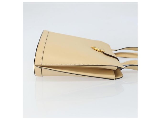Céline Celine Vintage Schultertasche aus Leder Beige - Ansicht 3