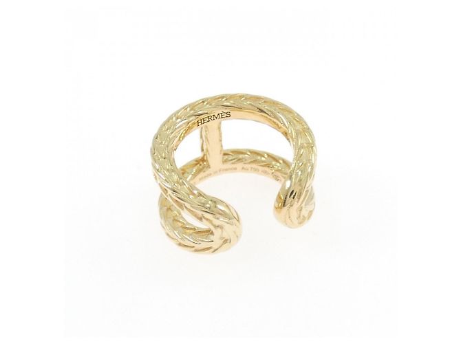 Ear Cuff in Oro Giallo Danae di Hermès D'oro - vista 3