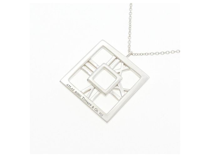 Tiffany & Co Collana Quadrata Tiffany Atlas Argento - vista 4