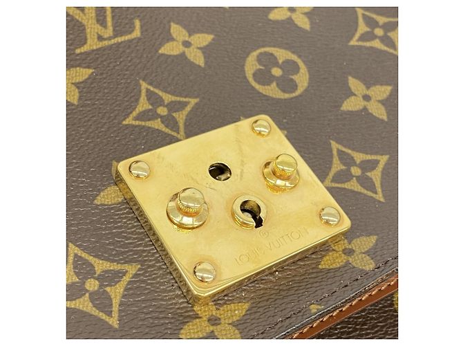 Borsa Monceau 28 Monogramma Louis Vuitton Marrone - vista 12