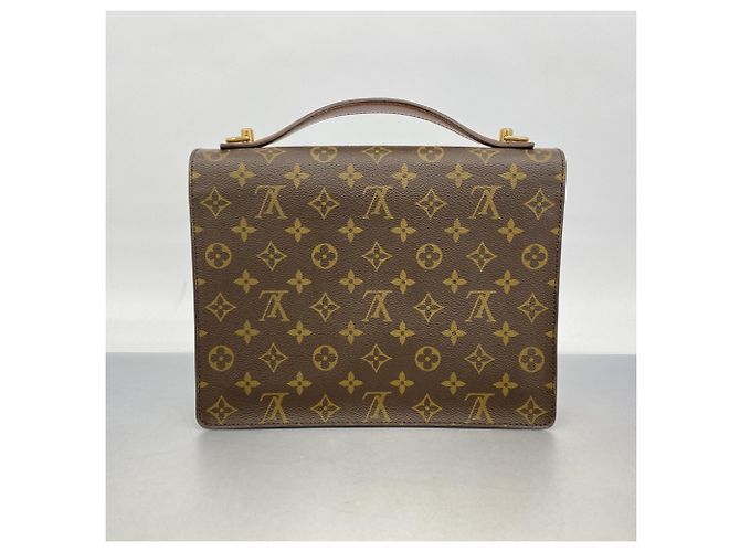 Borsa Monceau 28 Monogramma Louis Vuitton Marrone - vista 13