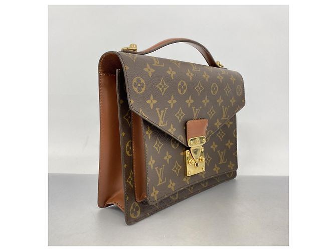 Borsa Monceau 28 Monogramma Louis Vuitton Marrone - vista 2