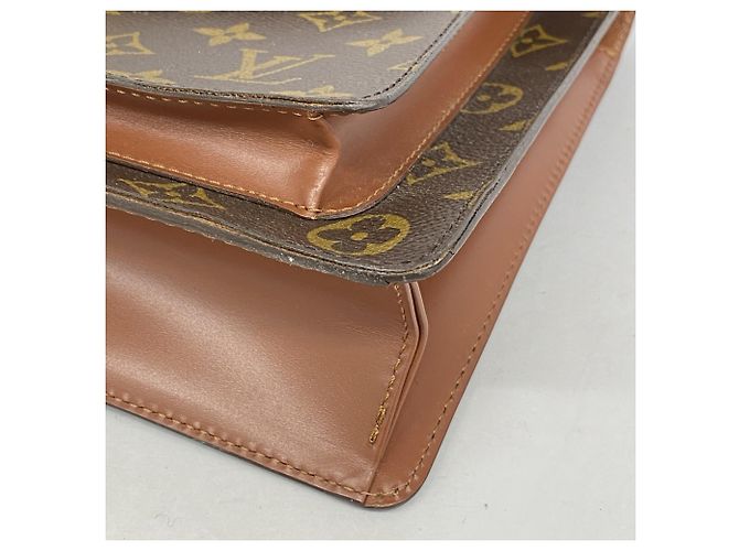 Borsa Monceau 28 Monogramma Louis Vuitton Marrone - vista 6