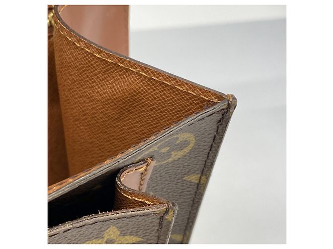 Borsa Monceau 28 Monogramma Louis Vuitton Marrone - vista 7