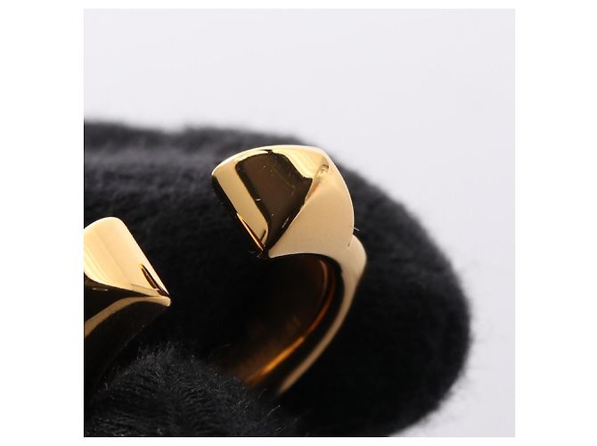 Ring Anello Double Crew Athena di Hermès Nero D'oro - vista 6
