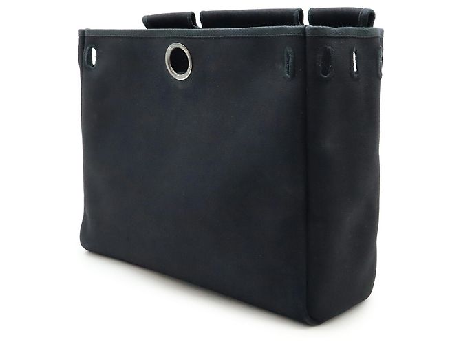 Borsa a mano/sacchetto a spalla Hermès Air Bag PM Nero Beige Giallo - vista 10