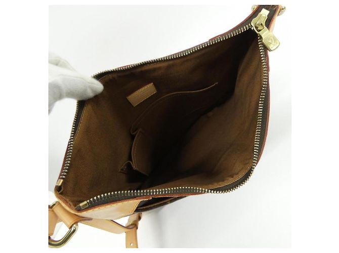 Borsa a Spalla Louis Vuitton Monogram Odeon MM Marrone - vista 10