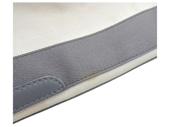 Borsa Tote Cabas S Navy di Balenciaga Marrone Bianco - vista 7