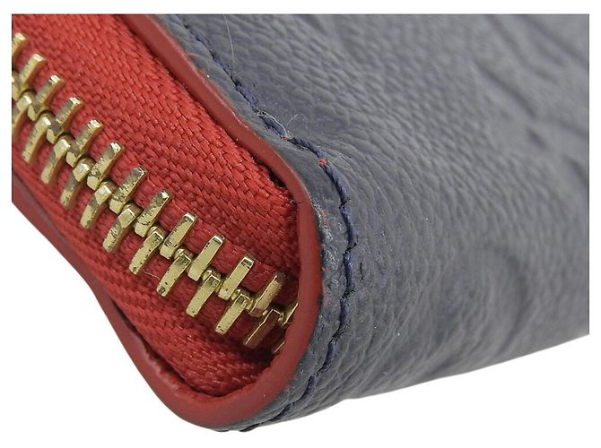 Cartera Clemence Monogram Empreinte Louis Vuitton Roja Azul marino Monograma - vista 5