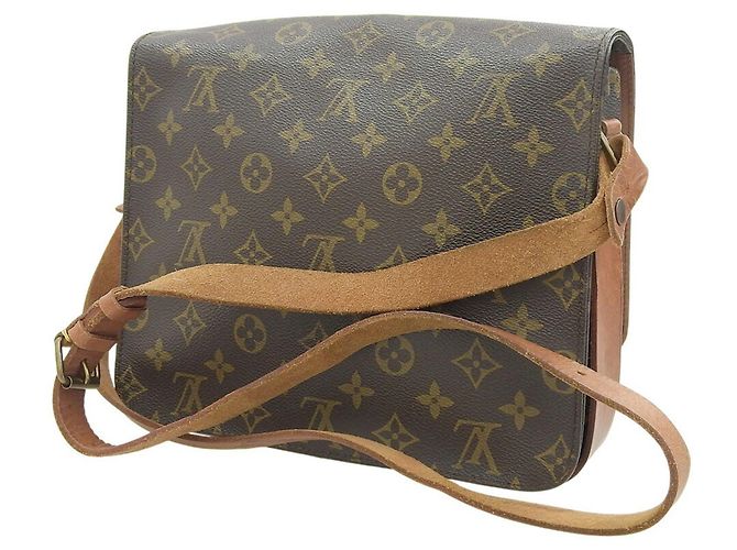 Borsa a Spalla Cartouchiere Monogram Louis Vuitton Monogramma - vista 2