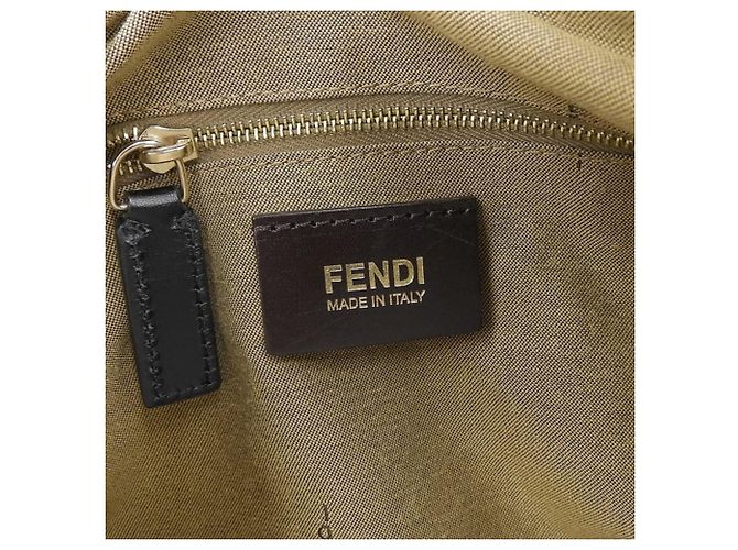 Borsa a Spalla Fendi in Nero e Marrone - vista 10