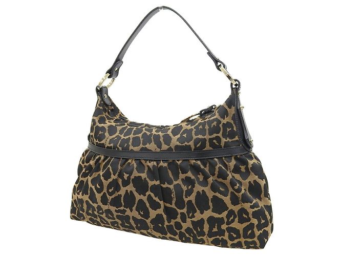 Borsa a Spalla Fendi in Nero e Marrone - vista 2