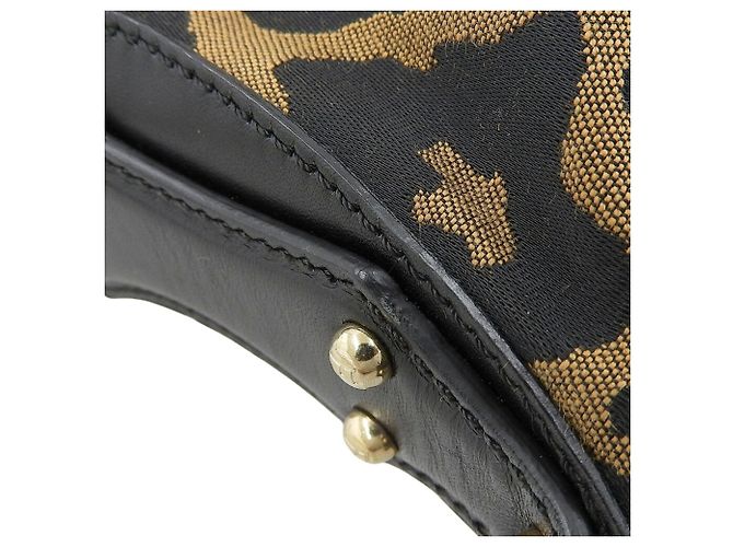 Borsa a Spalla Fendi in Nero e Marrone - vista 7
