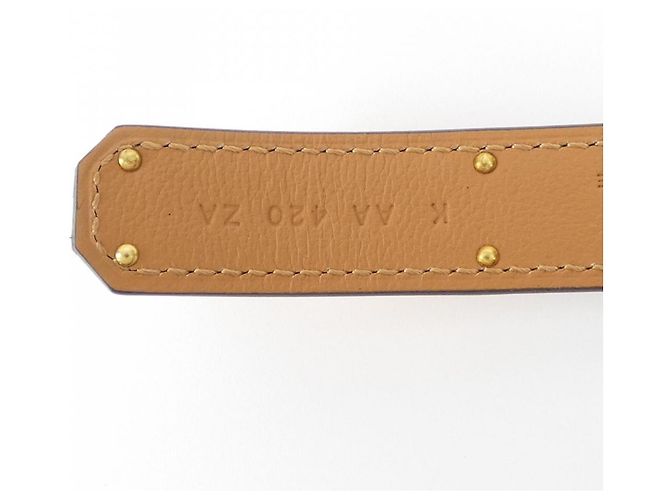 Hermès Hermes Kelly 18mm Weißer Standardgürtel - Ansicht 3