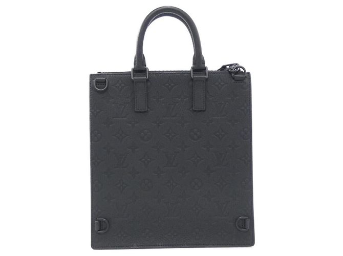 Borsa Messenger Sac Plat Monogram Taurillon Louis Vuitton Nero - vista 2