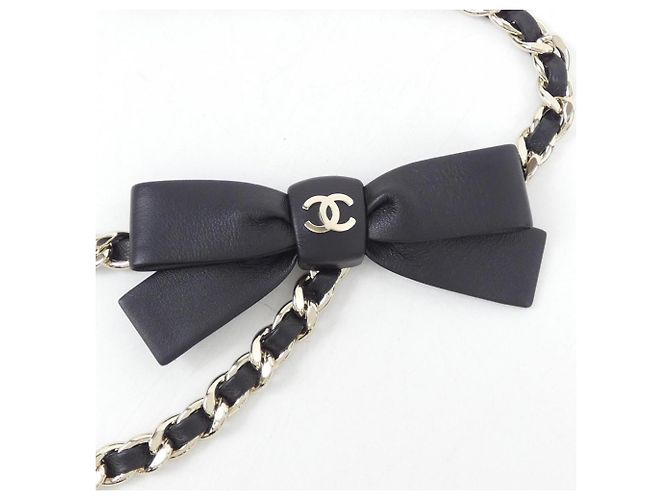 Chanel Kettengürtel Schwarz Golden - Ansicht 2
