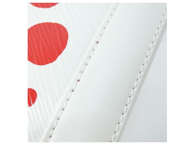 Borsa Alma BB in Epi Louis Vuitton Bianco Rosso - vista 4