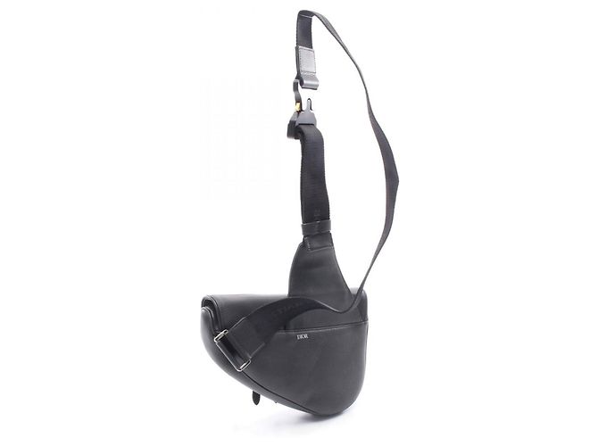 Borsa Saddle DIOR x ERL di Christian Dior Nero - vista 2