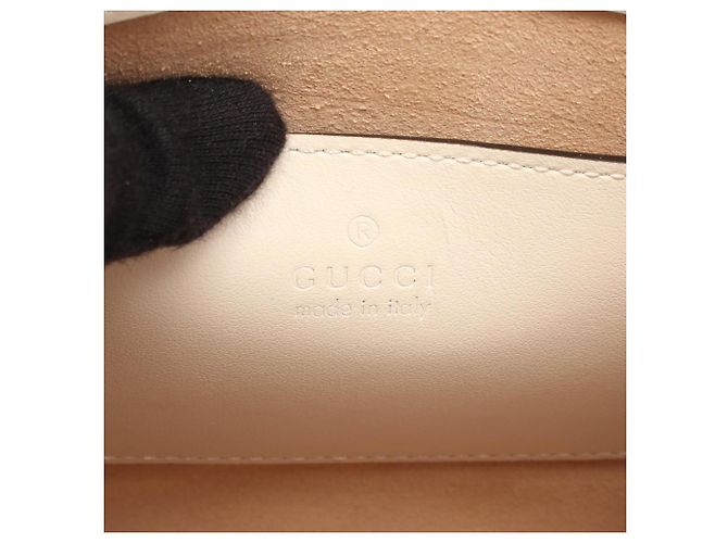Borsa Gucci GG Marmont Bianco - vista 4