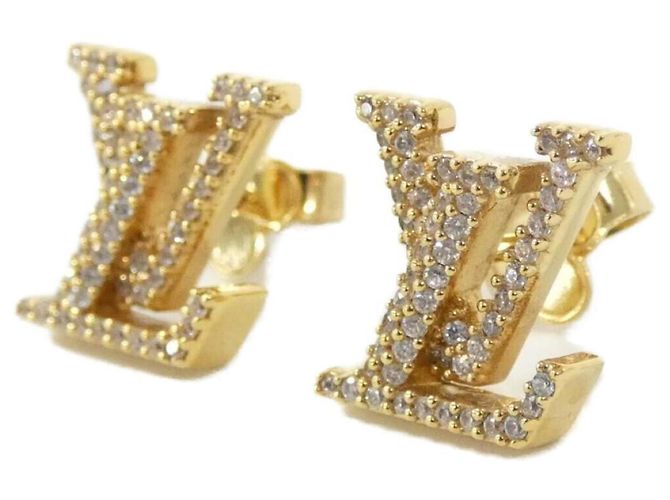 LV Iconic Strass Ohrringe von Louis Vuitton Golden - Ansicht 2