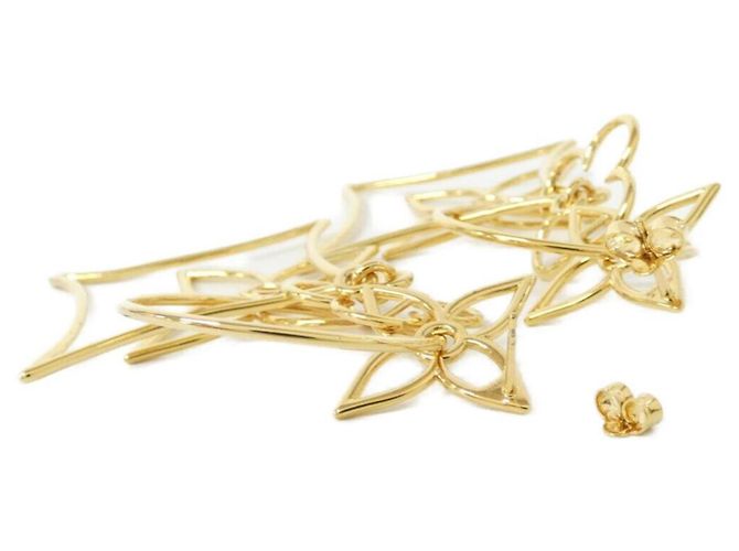 Orecchini LV Twiggy Boucle de Reuille Louis Vuitton D'oro - vista 3
