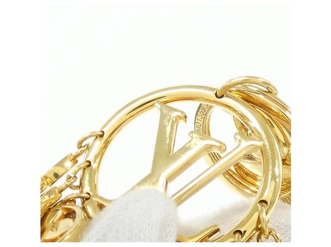 Portachiavi Louis Vuitton LV Circle Twinkle D'oro - vista 3